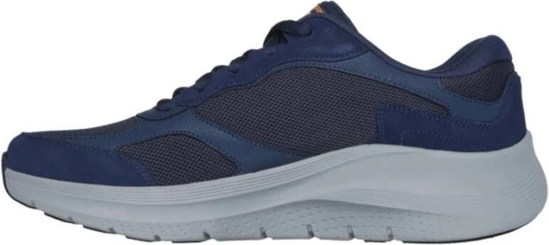 Skechers Comfortabele Mesh Sneaker met Arch Support Blue Heren