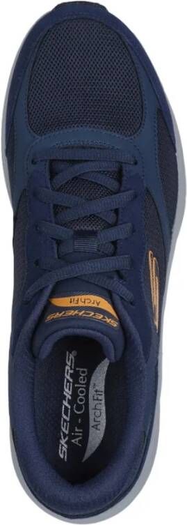 Skechers Comfortabele Mesh Sneaker met Arch Support Blue Heren