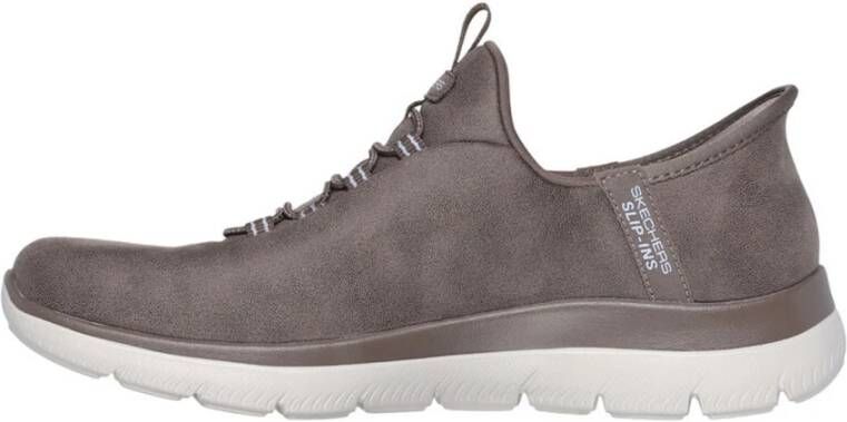 Skechers Comfortabele Slip-ins voor wandelen Brown Dames