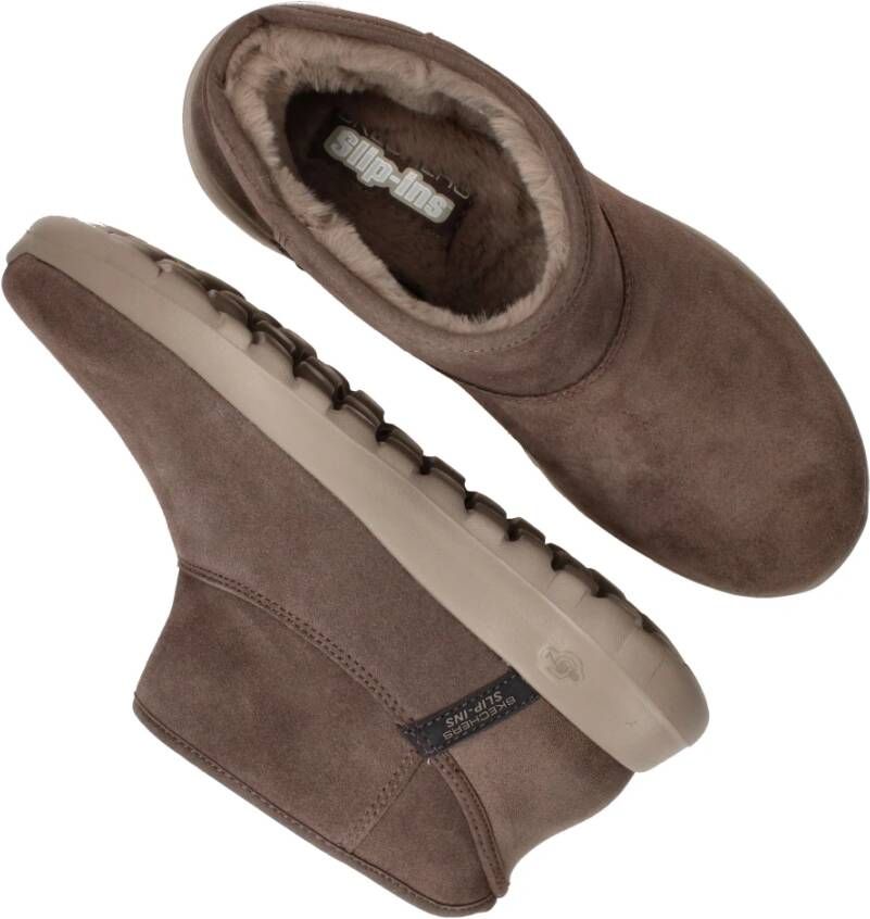 Skechers Comfortabele Slip-On Laarzen On The Go Joy Beige Dames