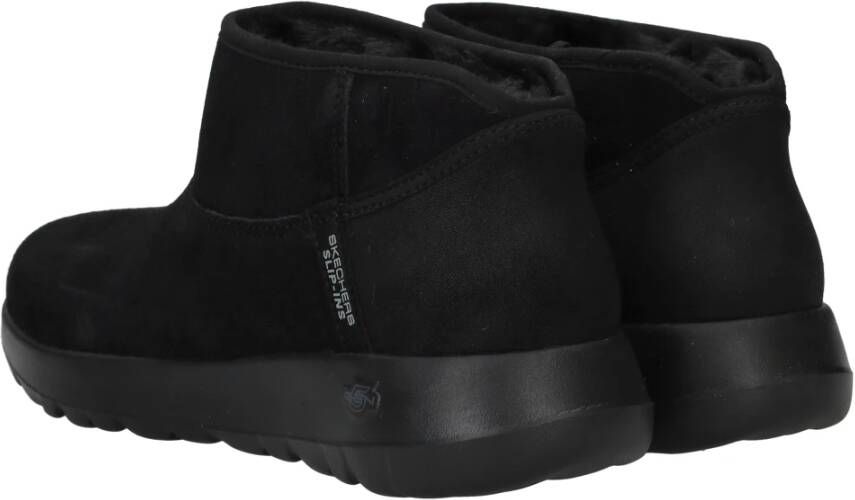 Skechers Comfortabele Suède Instaplaars Black Dames