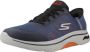 Skechers Slip-Ins Go Walk Arch Fit 2.0 Navy Orange - Thumbnail 5