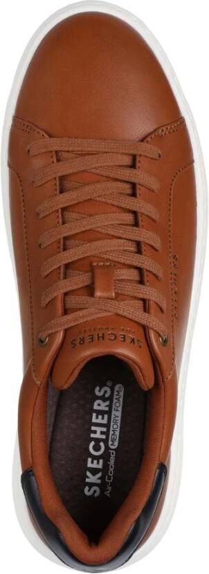 Skechers Court Break Sneakers Brown Heren