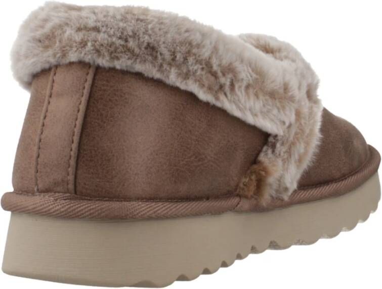 Skechers Cozy Up Slippers Brown Dames