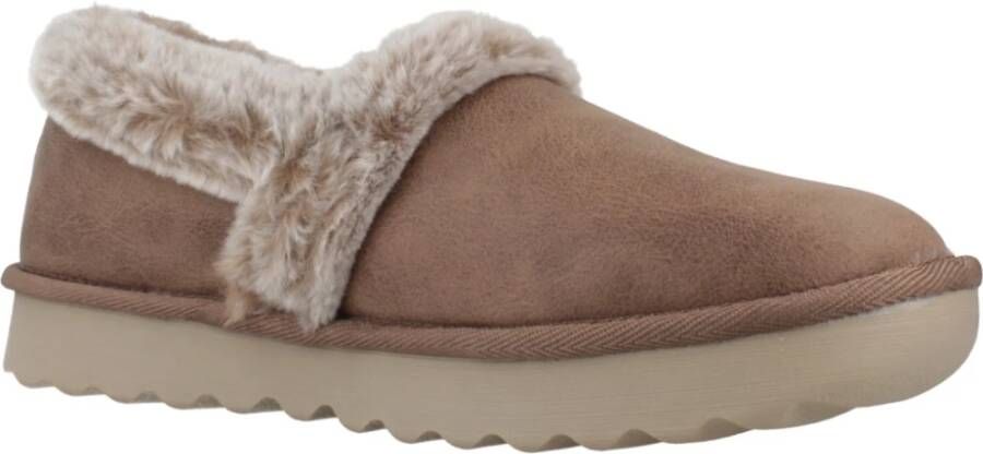 Skechers Cozy Up Slippers Brown Dames