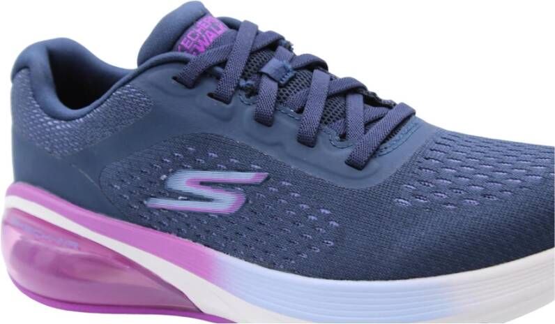 Skechers Crumble Sneaker Blue Dames