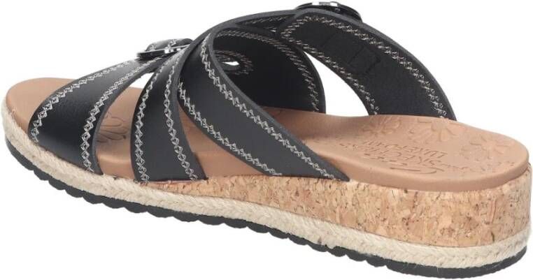 Skechers Dames Sandalen Black Dames