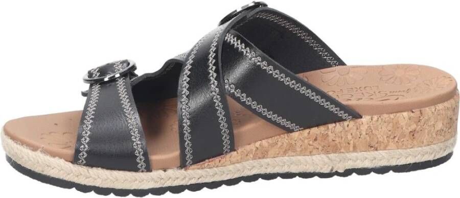 Skechers Dames Sandalen Black Dames