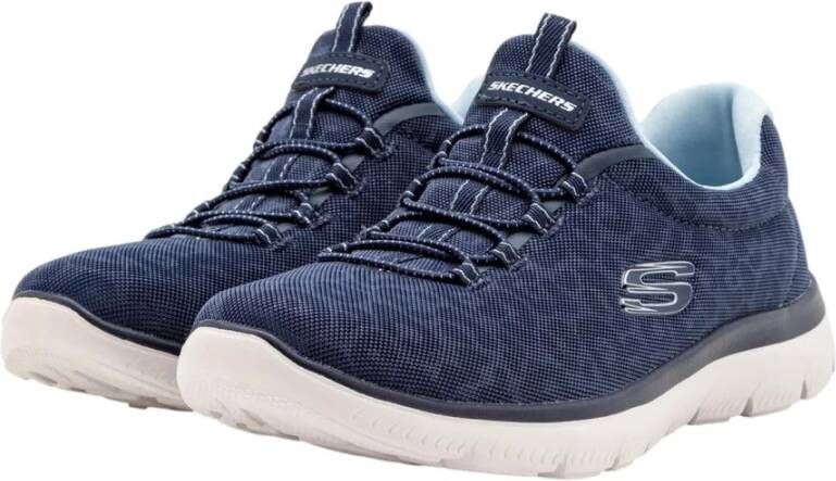 Skechers Dames Summits 150111 Sneakers Blauw Dames