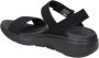 Skechers Zwarte Sandalen met Stoffen Voering Black Dames - Thumbnail 2