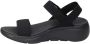 Skechers Zwarte Sandalen met Stoffen Voering Black Dames - Thumbnail 3