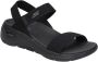 Skechers Zwarte Sandalen met Stoffen Voering Black Dames - Thumbnail 5