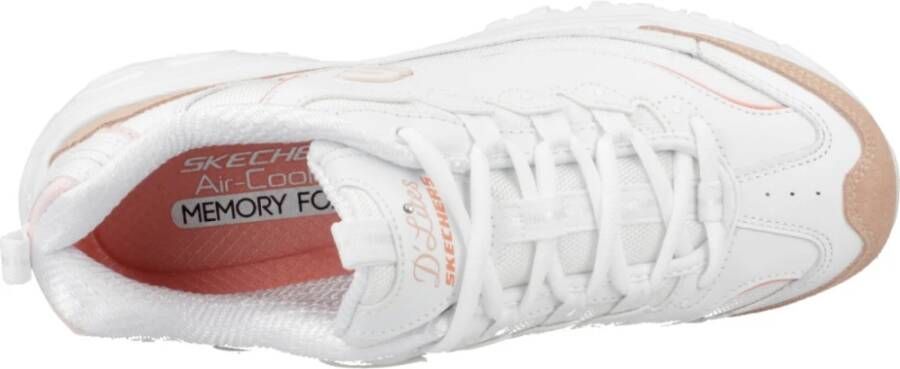 Skechers D'Lites Sneakers New Heat White Dames