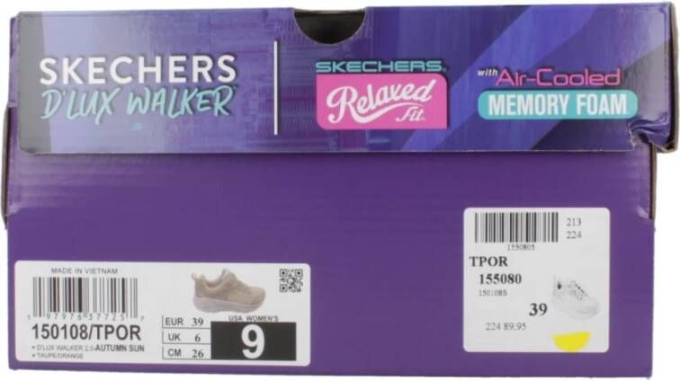 Skechers Dlux Walker 2.0 Sneakers Beige Dames