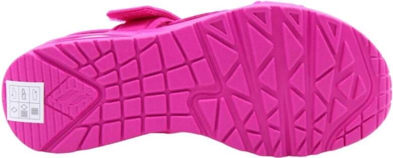 Skechers Stijlvolle platte sandalen voor vrouwen Pink Dames