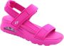 Skechers Stijlvolle platte sandalen voor vrouwen Pink Dames - Thumbnail 9