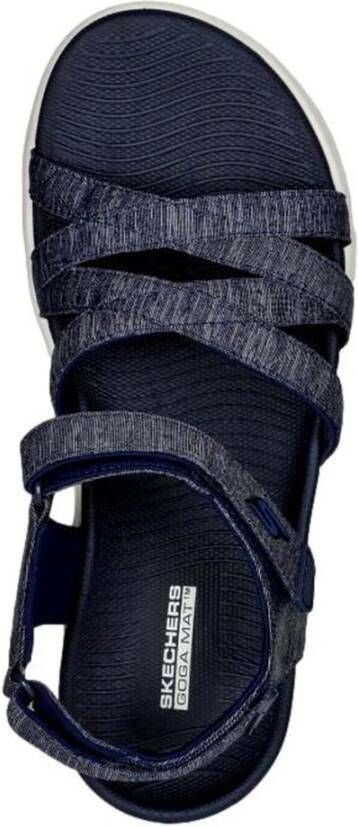 Skechers Flat Sandals Blauw Dames