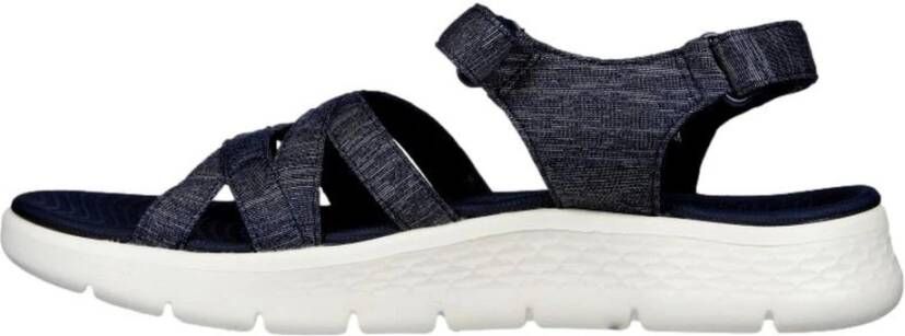 Skechers Flat Sandals Blauw Dames