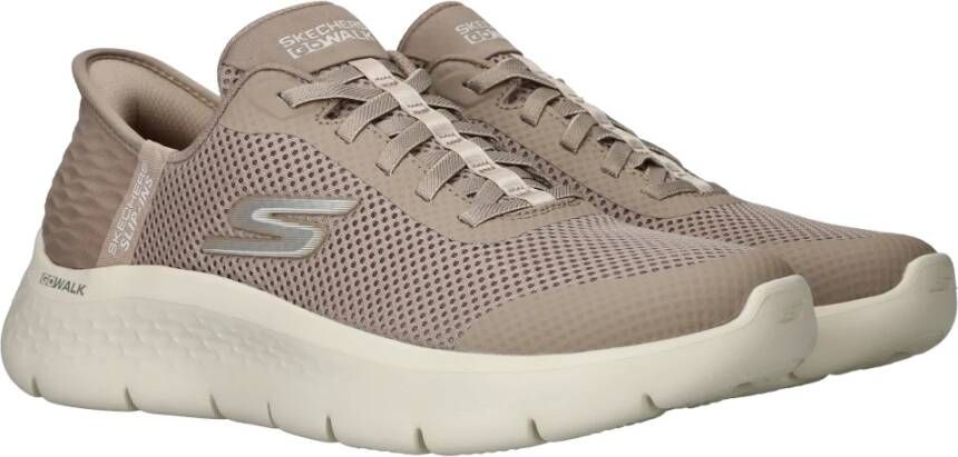 Skechers Flex-Grand Entry Slip-Ins Sneaker Beige Dames