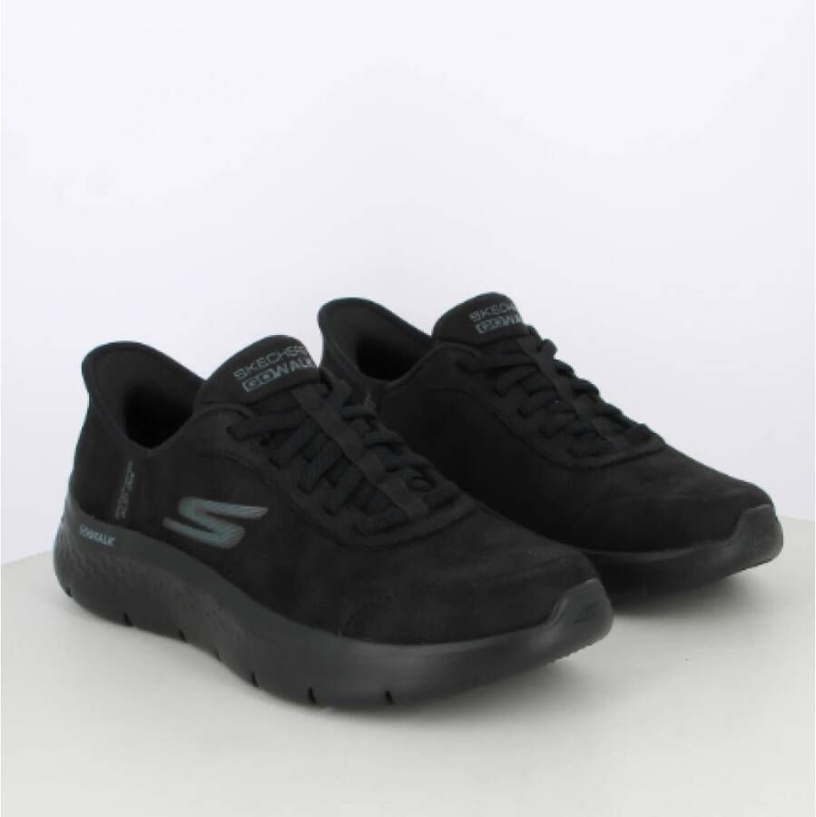 Skechers Flex-Mali Instap Sportschoenen Zwart Black Dames