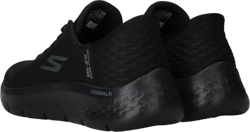 Skechers Flex Slip-On Sneaker Black Dames