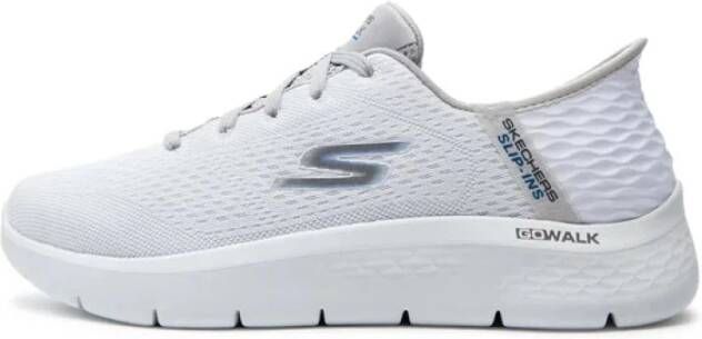 Skechers Flex Sneaker Wit Grijs White Heren