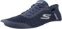 Skechers Comfortabele Slip-ons Flex Ondersteunende Sneaker Blue Dames - Thumbnail 3