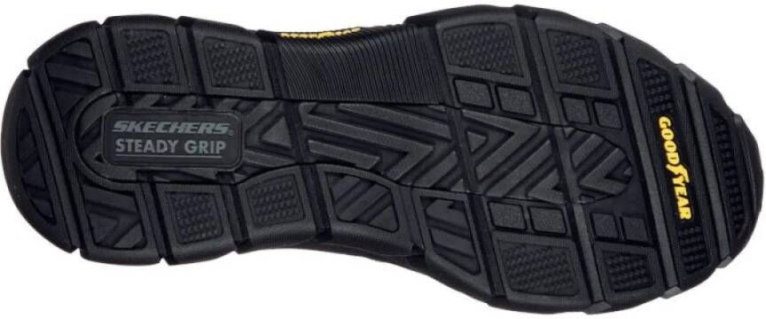 Skechers Flexibele en Comfortabele Schoenen met Relaxte Pasvorm Zwart Heren