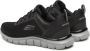 Skechers Track-Broader 232698-BKCC Mannen Zwart Sneakers Sportschoenen - Thumbnail 6