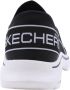 Skechers Go Walk 7 Mia Dames Instappers Zwart Wit - Thumbnail 7