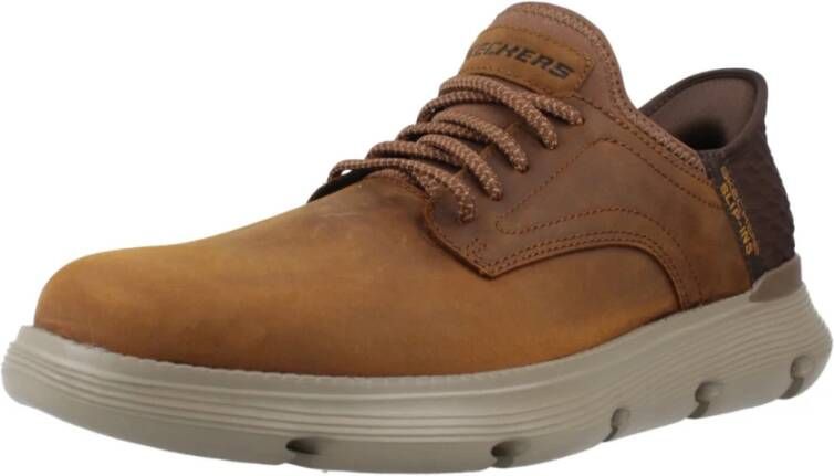 Skechers Garza Gervin Sneakers Brown Heren