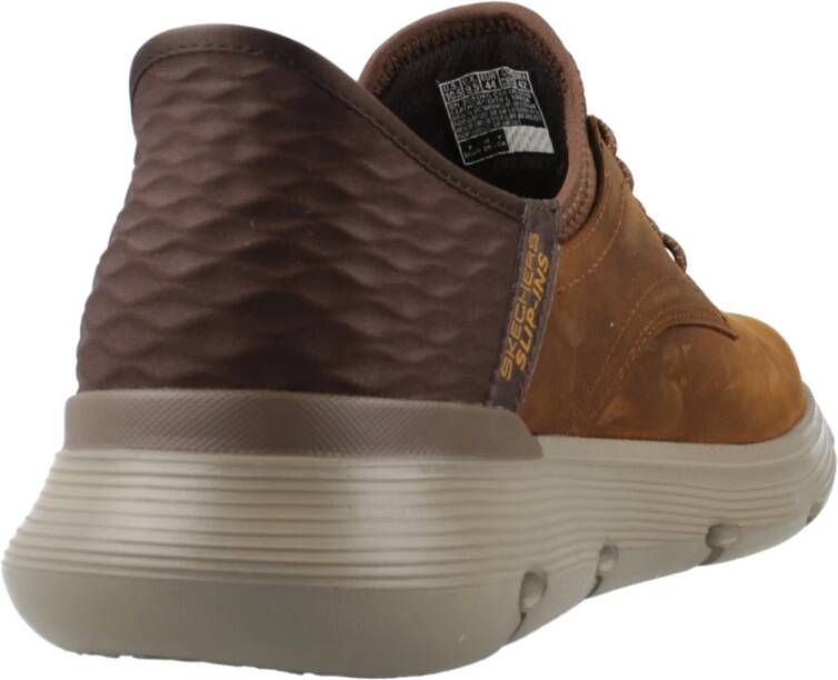 Skechers Garza Gervin Sneakers Brown Heren