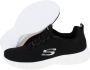 Skechers Geheugen Hardloopschoenen Zwart Wit Black Heren - Thumbnail 3