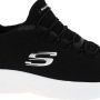 Skechers Geheugen Hardloopschoenen Zwart Wit Black Heren - Thumbnail 5