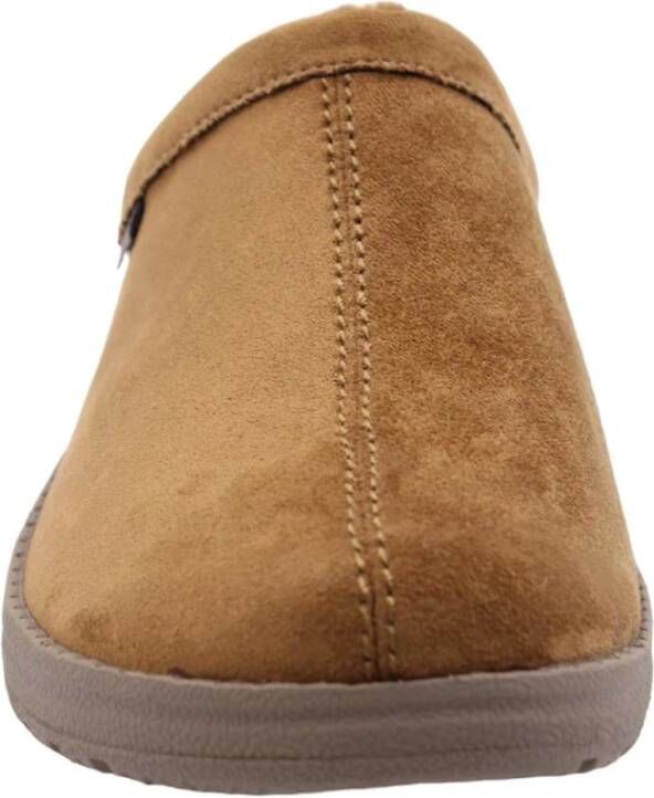 Skechers Gezellige Pantoffel met Rozijn Accent Brown Heren