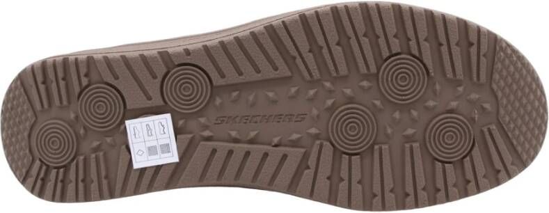 Skechers Gezellige Pantoffel met Rozijn Accent Brown Heren