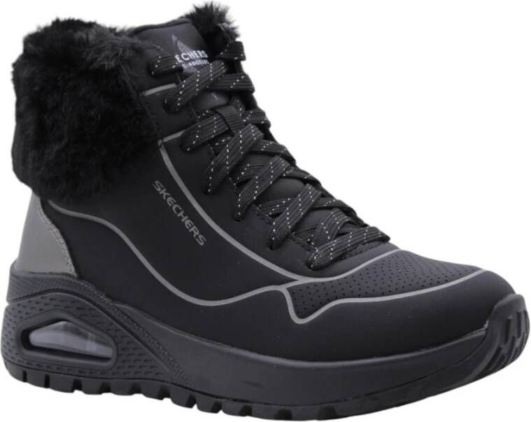 Skechers Gezellige Winterlaarzen voor Vrouwen Black Dames