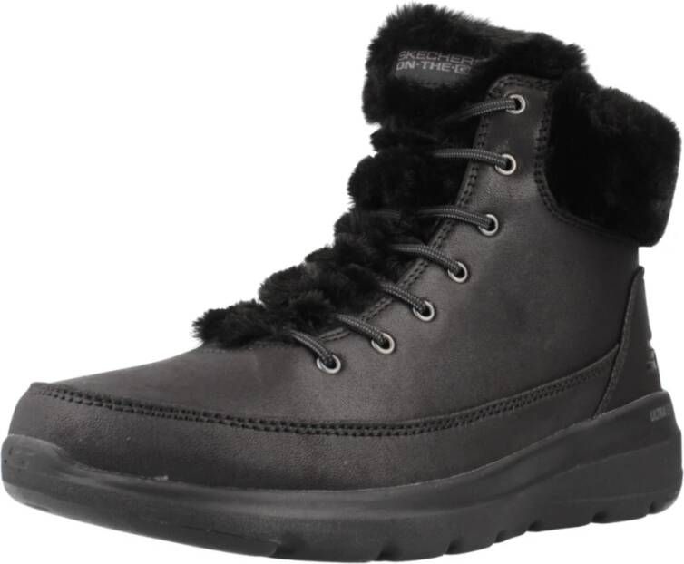 Skechers Glacial Ultra Winterlaarzen Black Dames