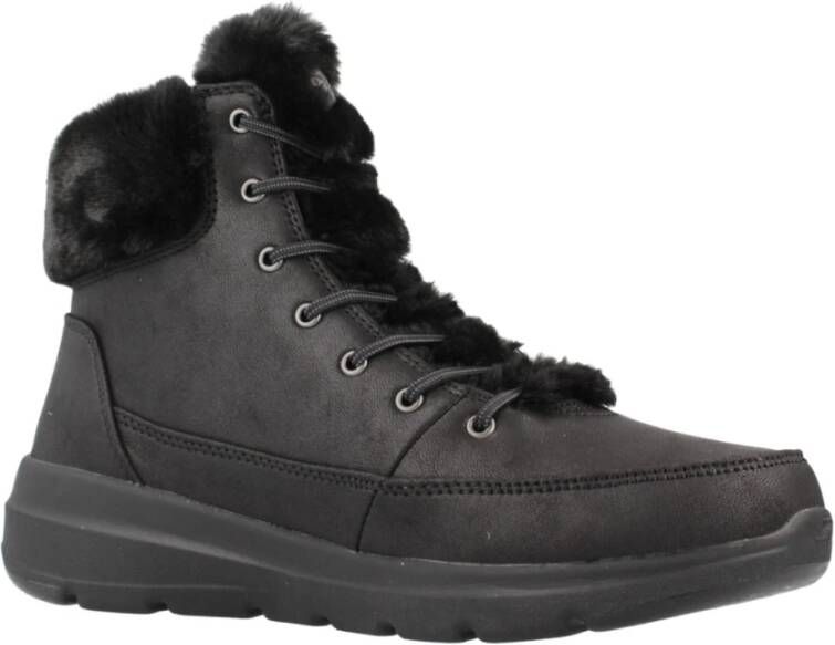 Skechers Glacial Ultra Winterlaarzen Black Dames