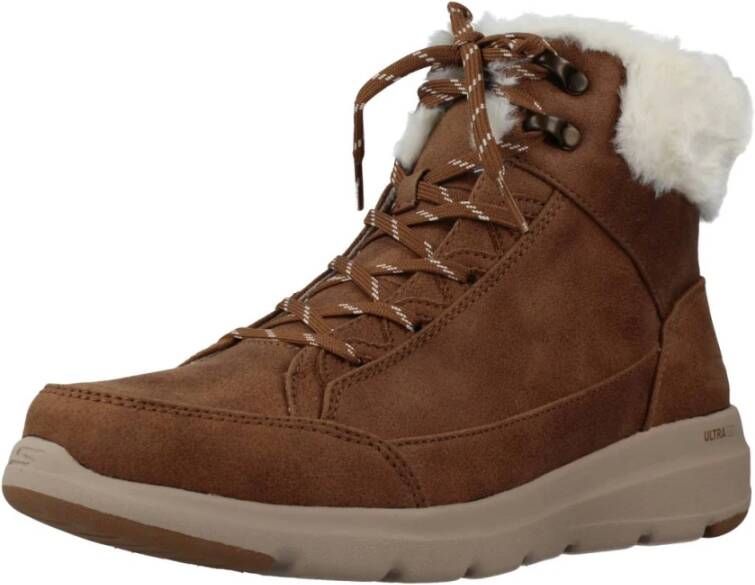 Skechers Glacial Ultra Winter Boots Brown Dames