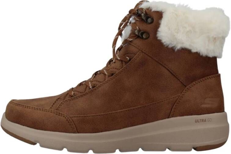 Skechers Glacial Ultra Winter Boots Brown Dames