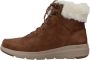 Skechers Glacial Ultra Cozyly Veterboot Vrouwen Bruin Cognac - Thumbnail 40