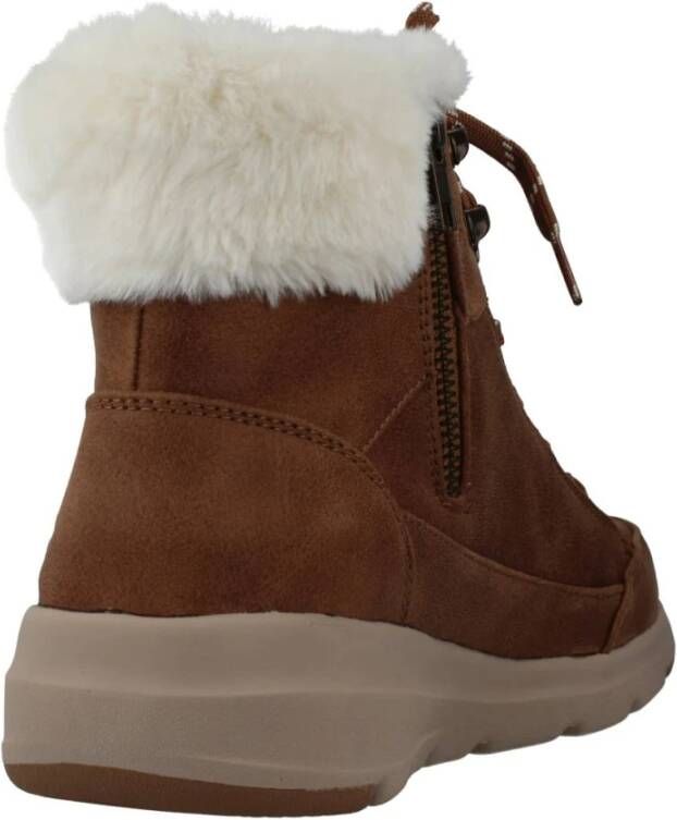 Skechers Glacial Ultra Winter Boots Brown Dames