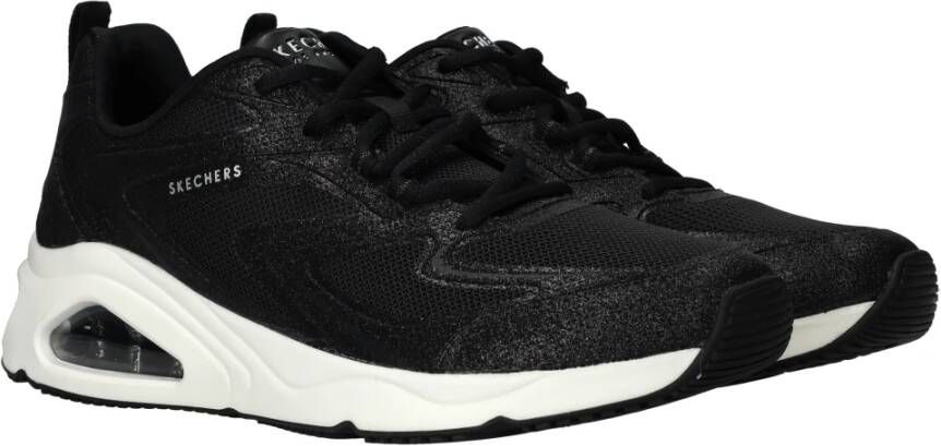 Skechers Glit Airy Zwarte Sneaker Black Dames