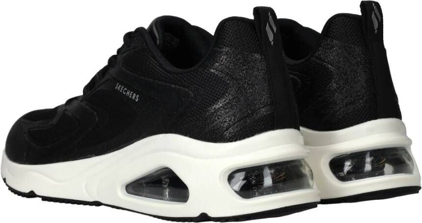 Skechers Glit Airy Zwarte Sneaker Black Dames