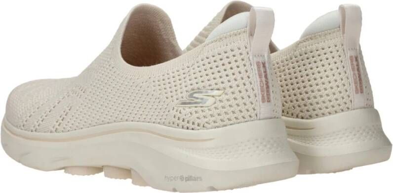 Skechers Go Walk 7 Amina Vegan instapper Beige Dames