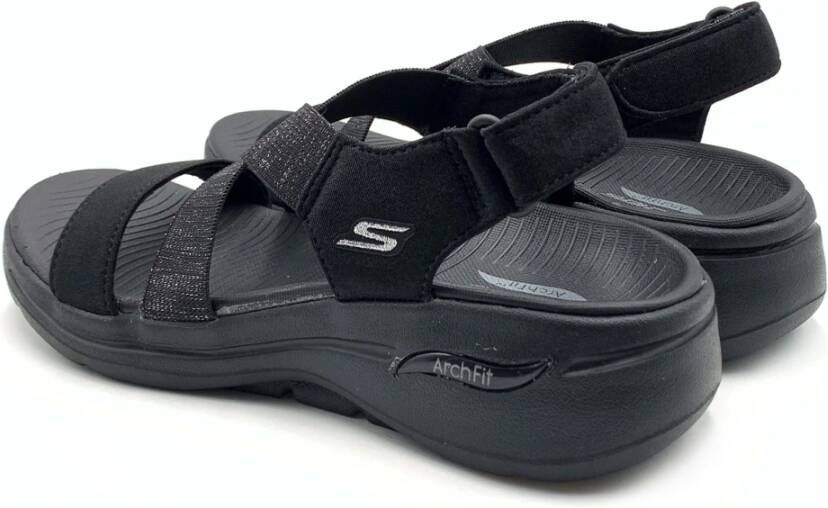 Skechers Go Walk Arch Fit Astonish Sandals Black Dames