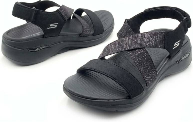 Skechers Go Walk Arch Fit Astonish Sandals Black Dames