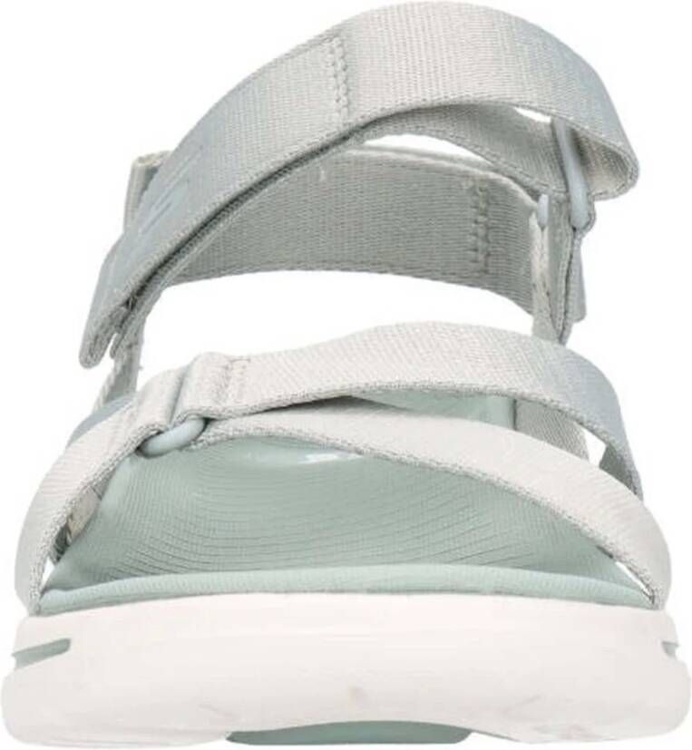 Skechers Go Walk Arch Fit Attra Sandalen Green Dames