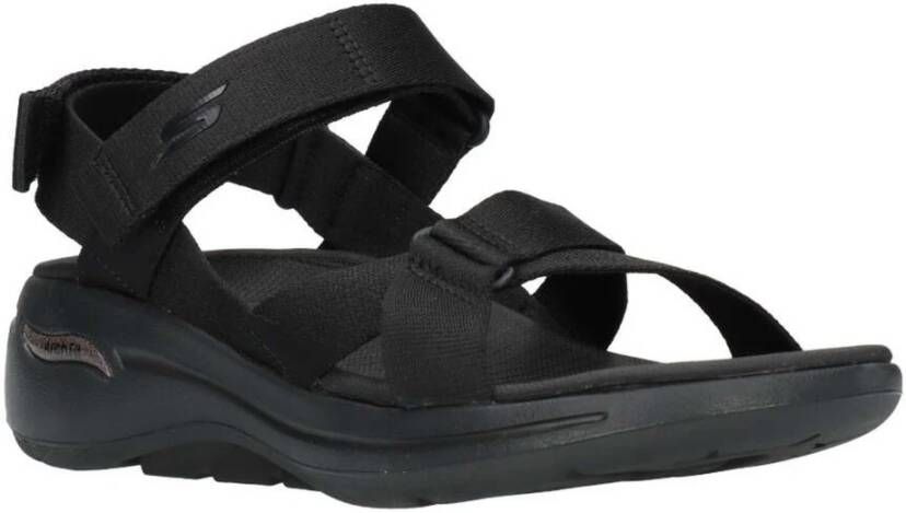 Skechers Go Walk Arch Fit San Sandalen Black Dames